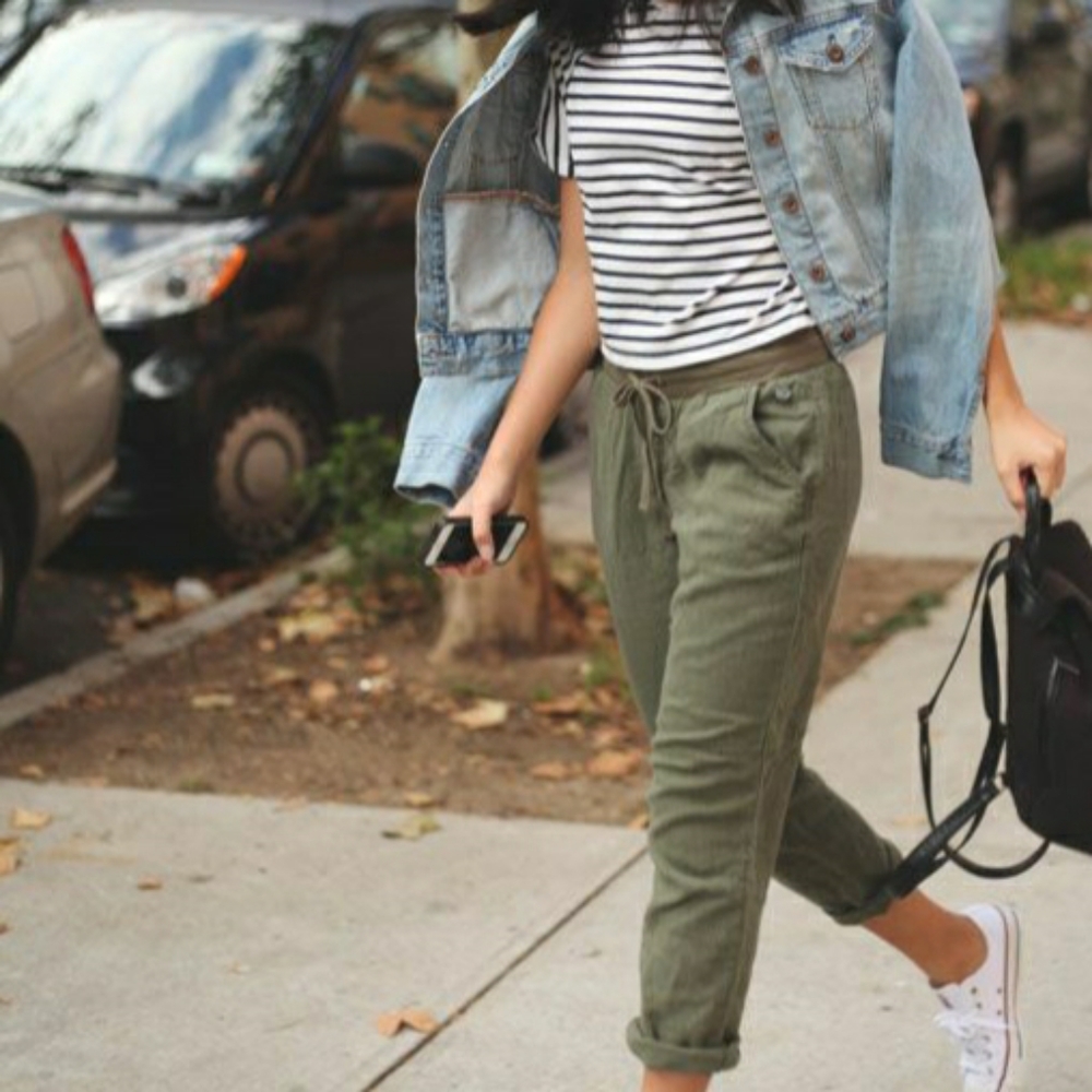 F21 striped tee